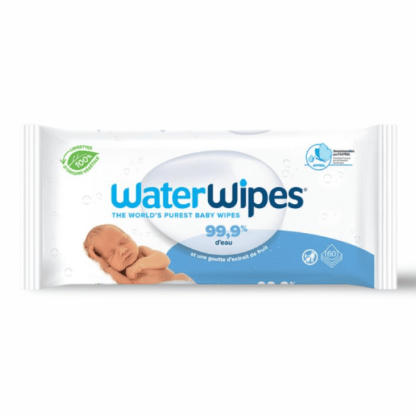 Lingettes Bébé WaterWipes 60 Unités