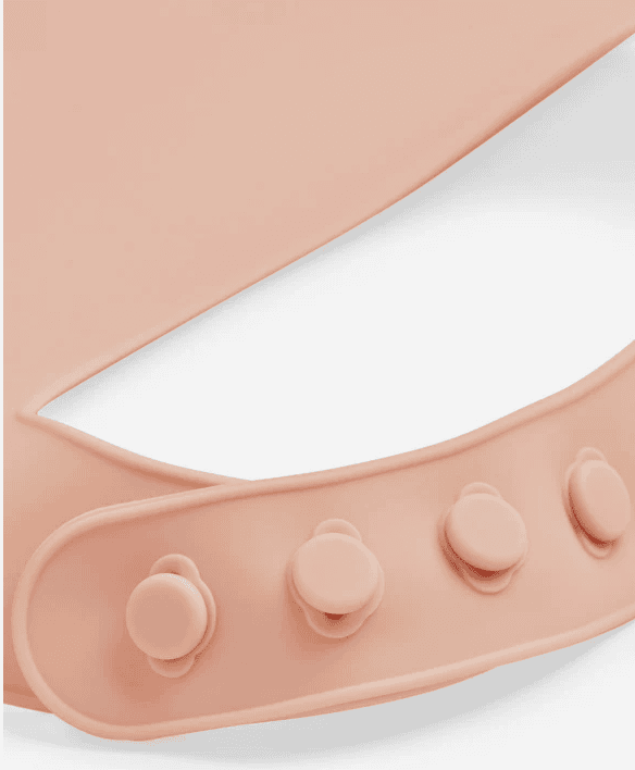 Bavette Silicone pale pink
