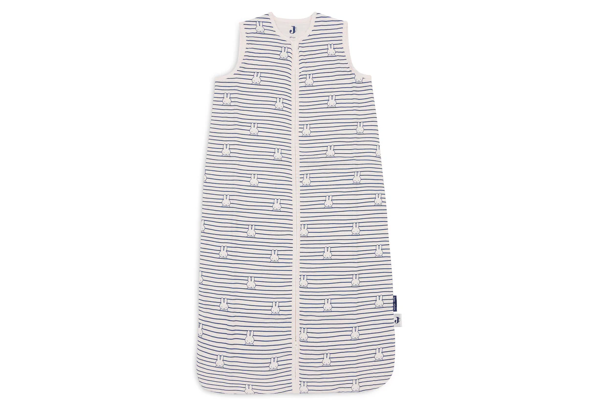 Jollein - Gigoteuse gaze de Coton 70cm Miffy Stripe Navy MS innovaciones