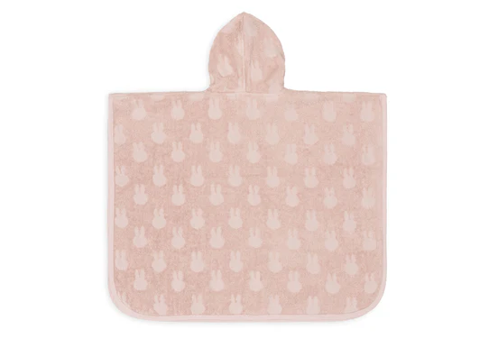 Jollein - Poncho de bain éponge Miffy Jacquard Wild Rose