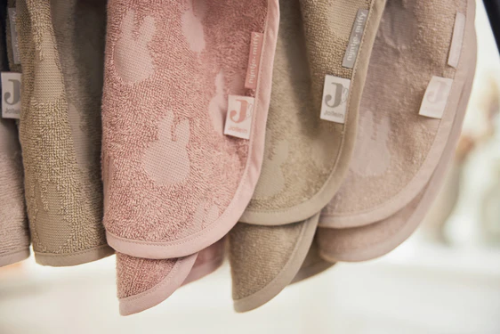 Jollein - Poncho de bain éponge Miffy Jacquard Wild Rose