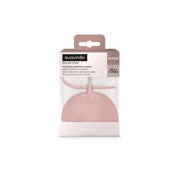 Suavinex boite a sucette silicone Essence nude