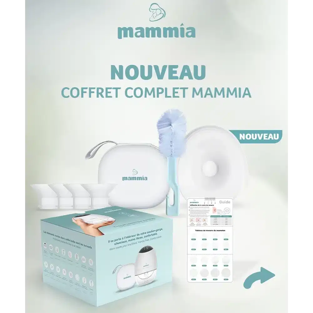 Mammia - Tire lait éléctrique mains Libre simple et doubles Tire-Lait Extraction Facile et Confortable