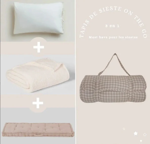 Mi-lune - Tapis de sieste