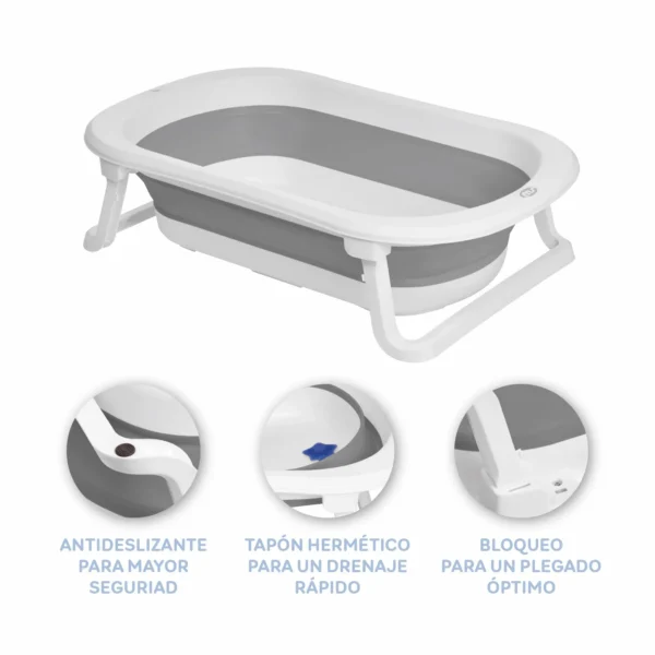 MS Innovaciones - baignoire haute pliante avec plateau inférieur MS innovaciones