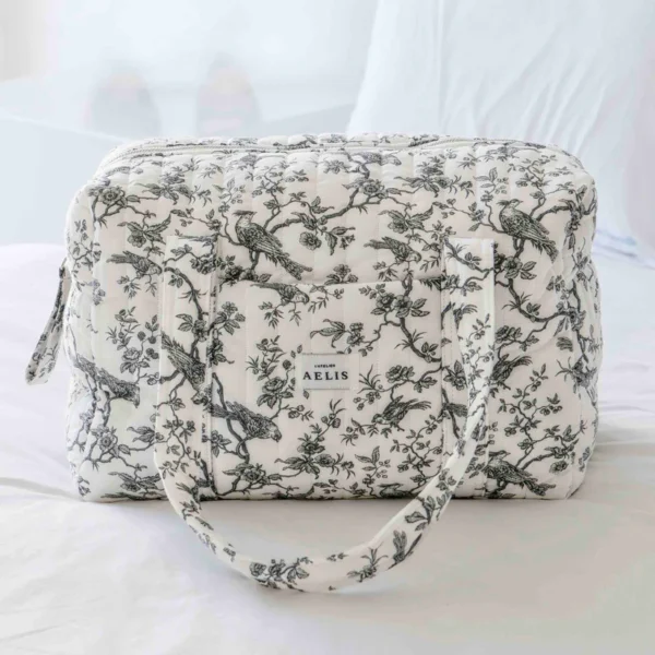 Aelis - Sac à langer oiseau noir