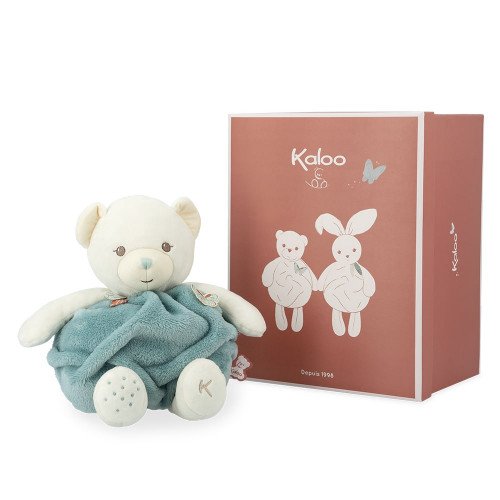 Kaloo - Peluche ourson Bulle d'Amour Vert 30 cm