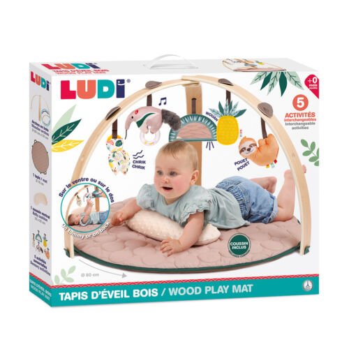 Ludi - Tapis arche bois