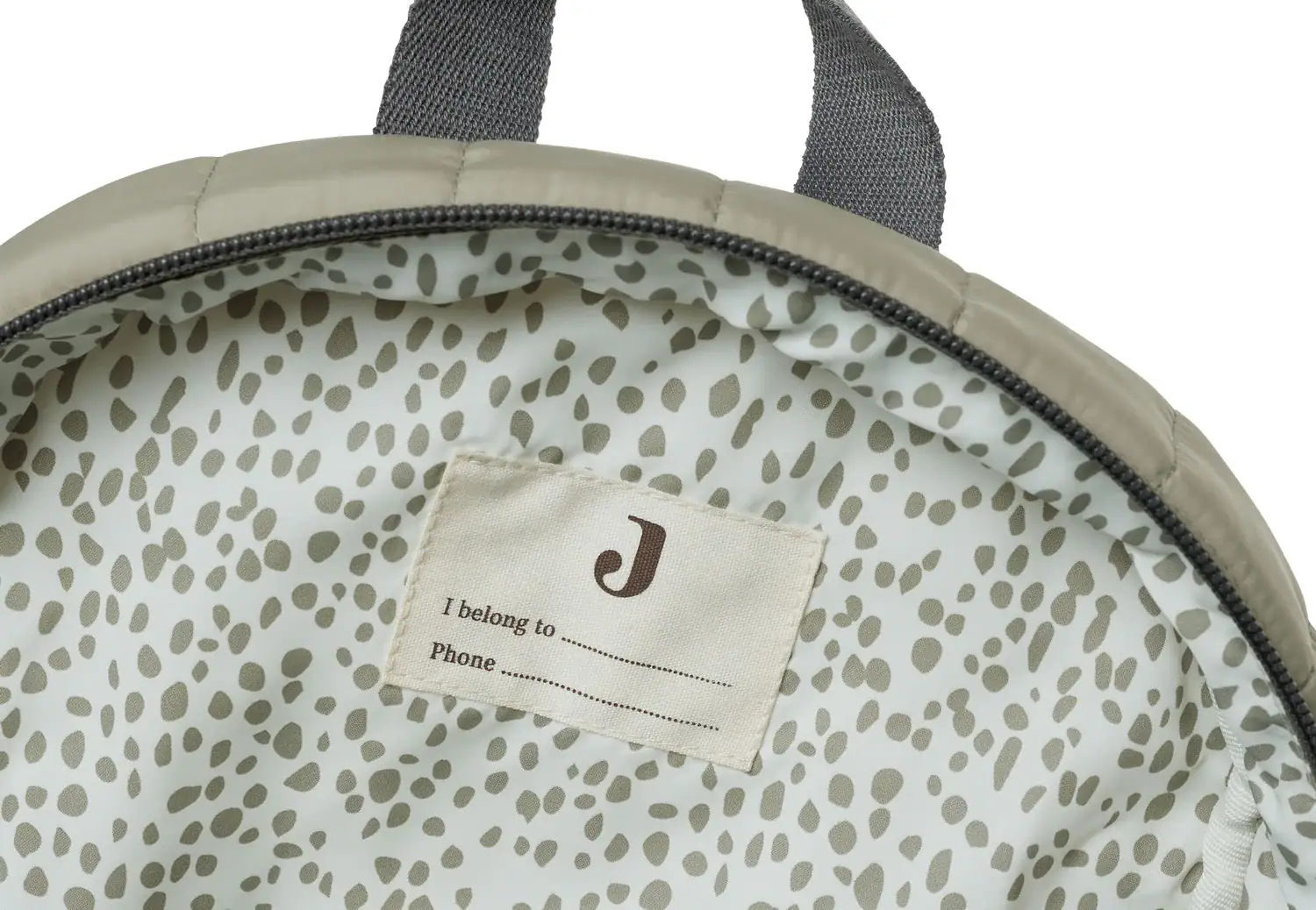Jollein - Sac à dos Puffed Olive Green