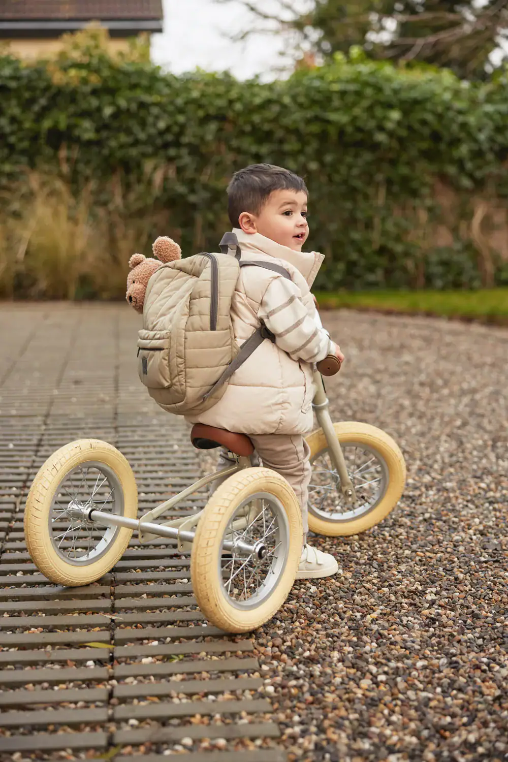 Jollein - Sac à dos Puffed Olive Green