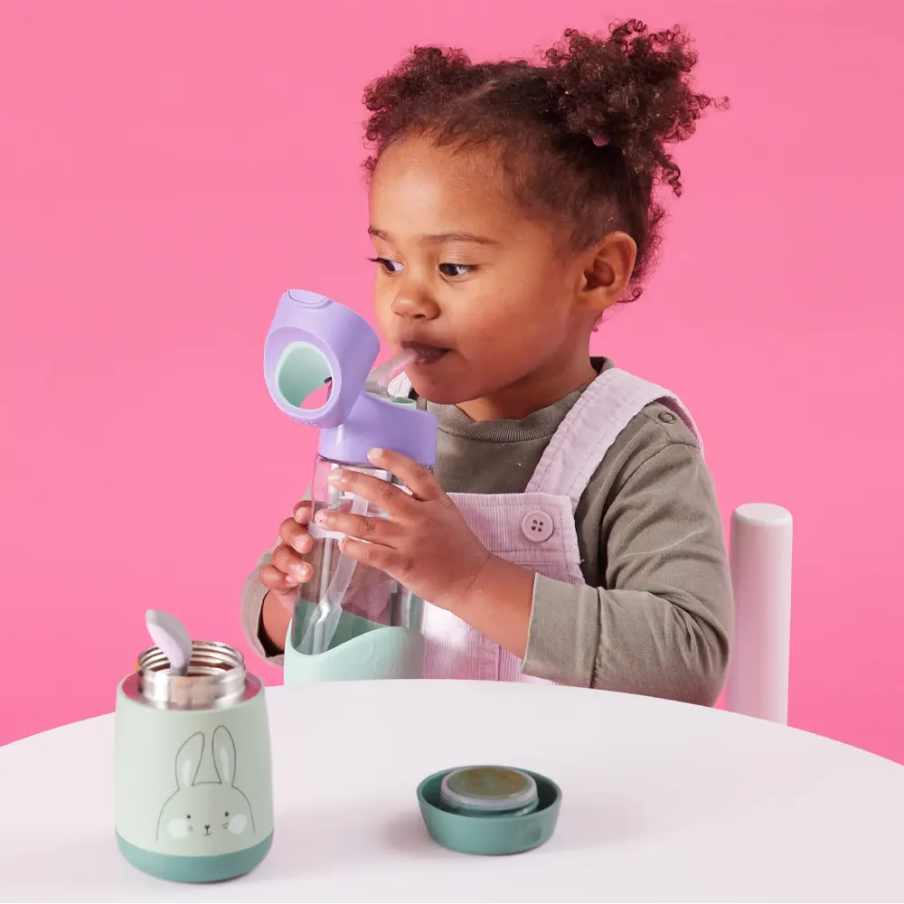 b.box Bouteille Tritan 450 ml - Lilac Pop