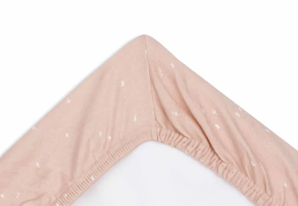 Jollein Housse Matelas à Langer Jersey  50x70cm Twinkling Wild Rose