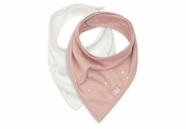 Jollein Bavoir Bandana Twinkling Wild Rose 2 Unités
