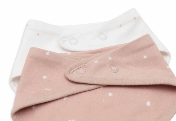 Jollein Bavoir Bandana Twinkling Wild Rose 2 Unités