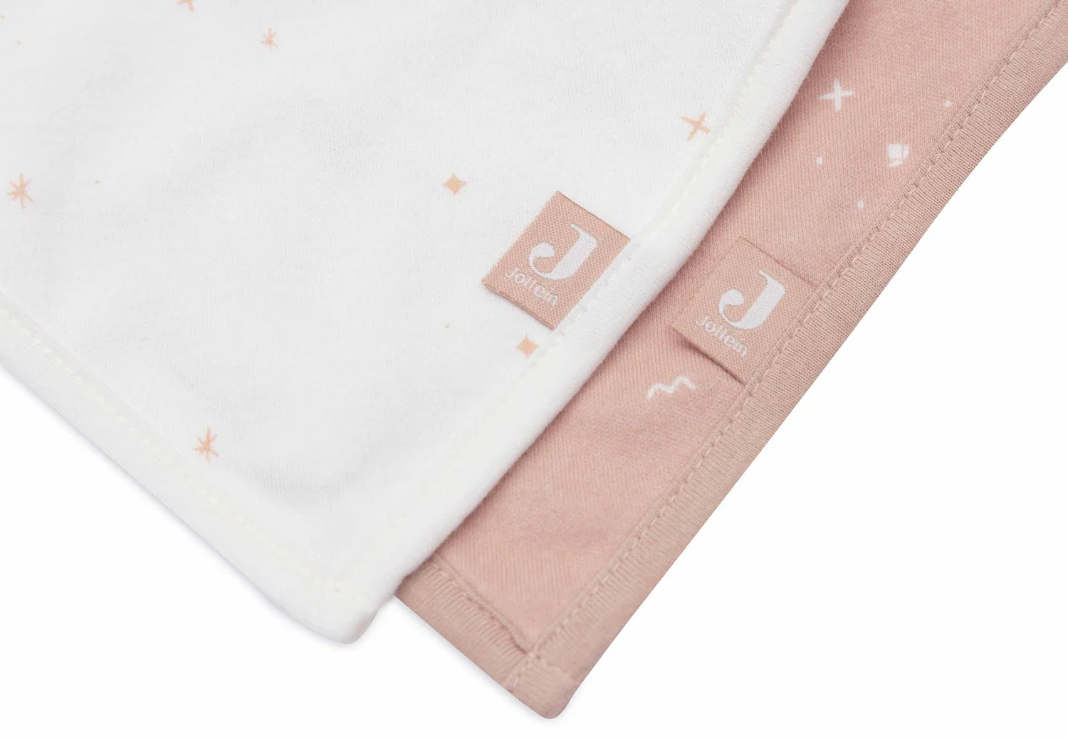 Jollein Bavoir Bandana Twinkling Wild Rose 2 Unités