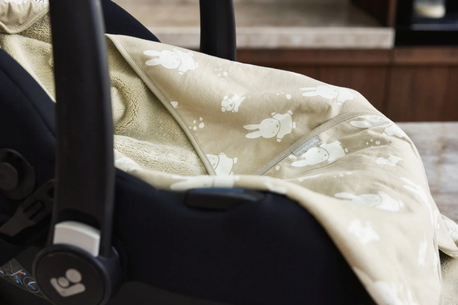 Jollein Couverture Portefeuille Miffy & Snuffy Olive Green