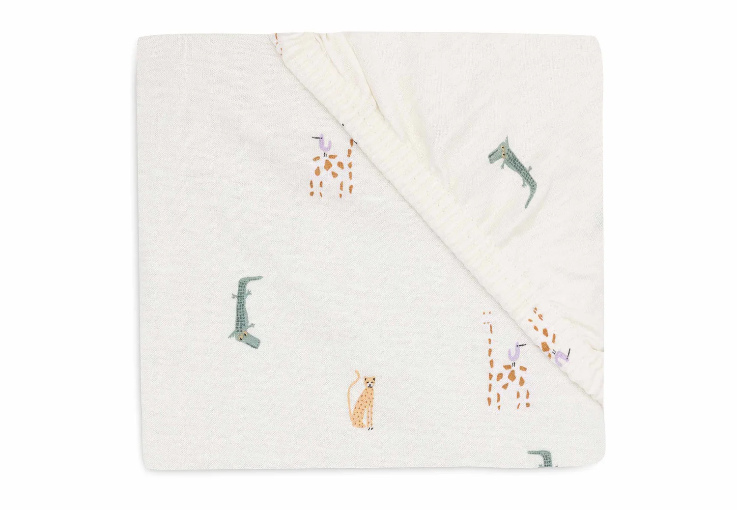 Jollein Drap-housse Jersey 40/50x80/90 cm Jungle Jambo