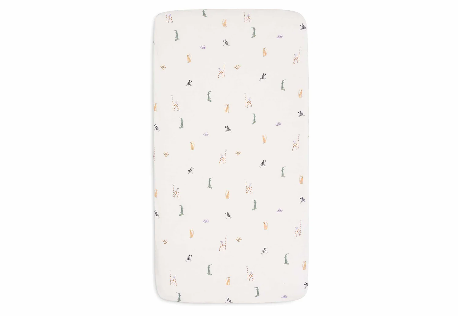 Jollein Drap-housse Jersey 40/50x80/90 cm Jungle Jambo