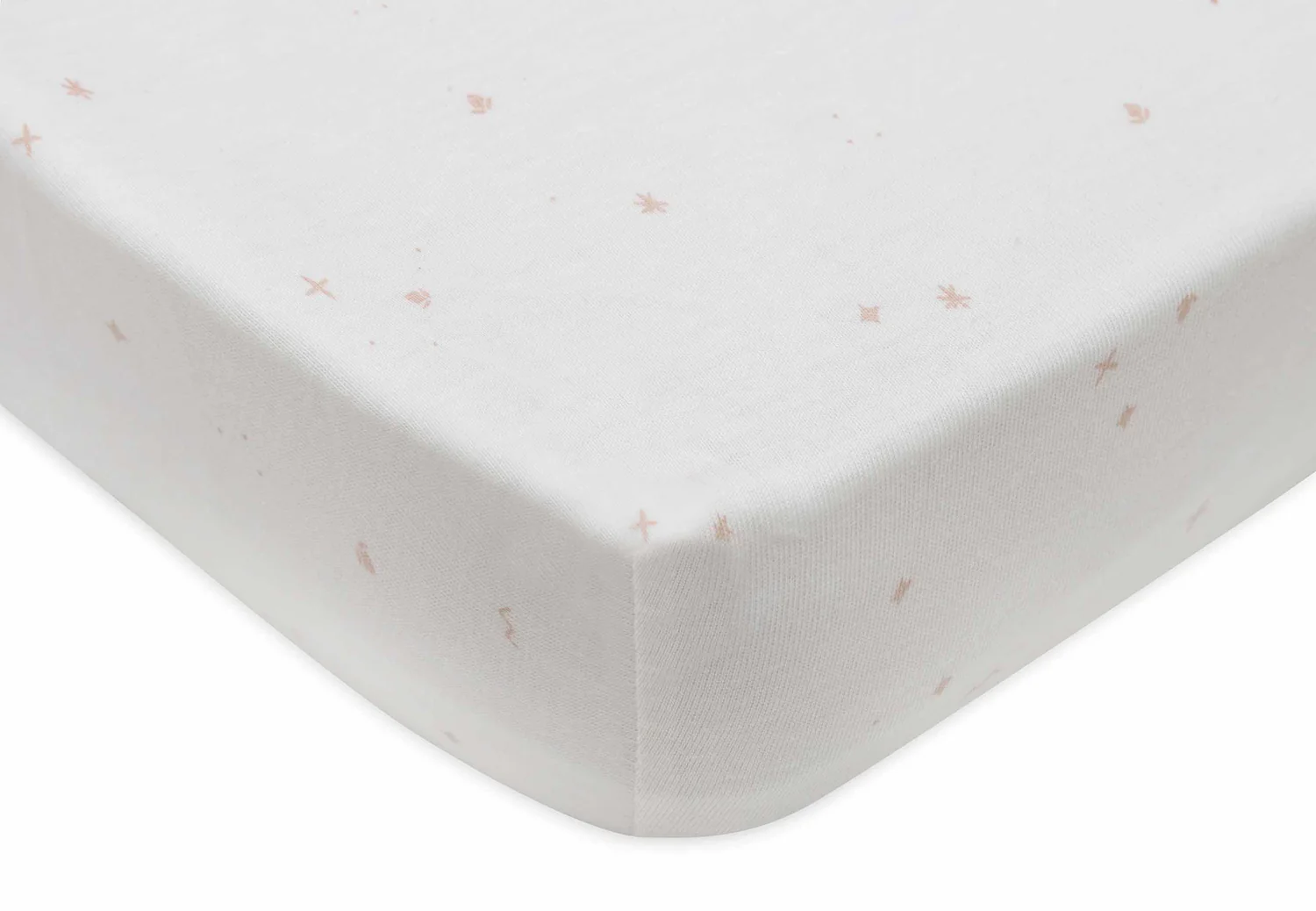 Jollein Drap-housse Jersey 40/50x80/90 cm Twinkling Wild Rose