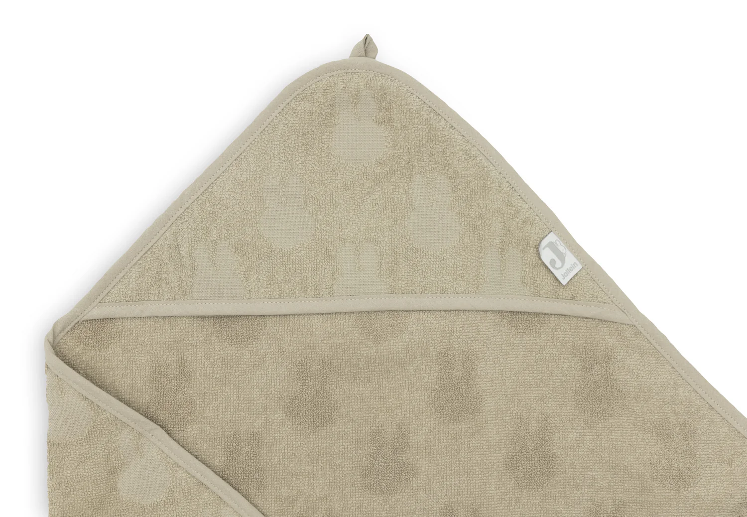 Jollein Cape de Bain Éponge 75x75cm Miffy Jacquard Olive Green