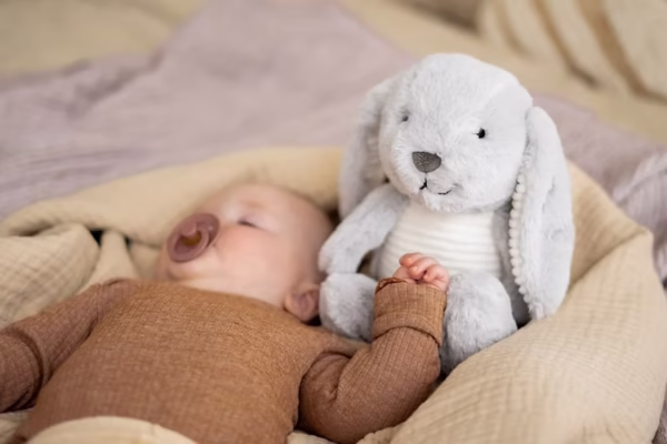 Flow Milo grey Rechargeable heartbeat comforter