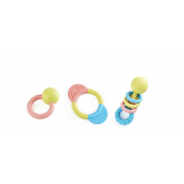 Hape Coffret d'anneaux et hochets en riz