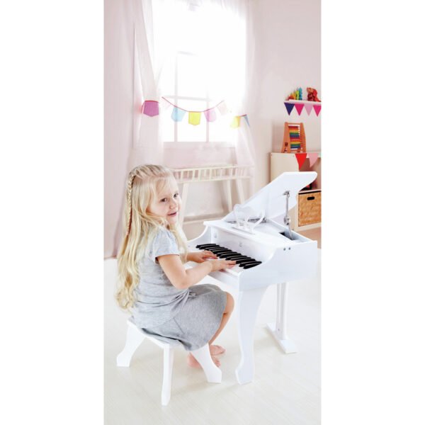 Hape Piano à queue électronique blanc