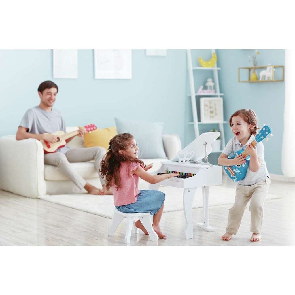Hape Piano à queue électronique blanc