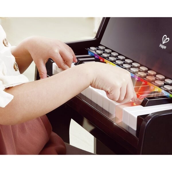 Hape Piano droit avec apprentissage interactif noir