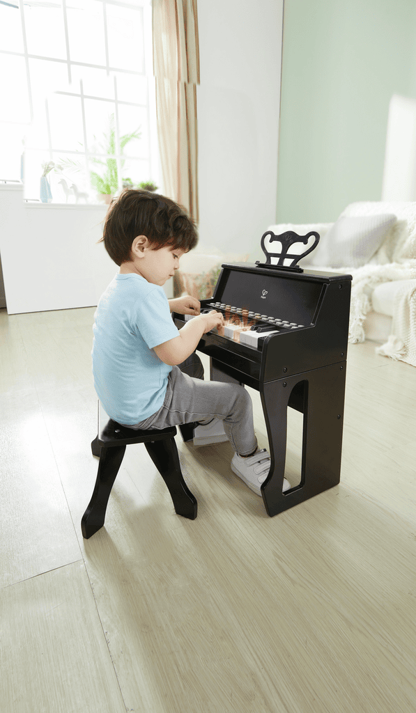 Hape Piano droit avec apprentissage interactif noir