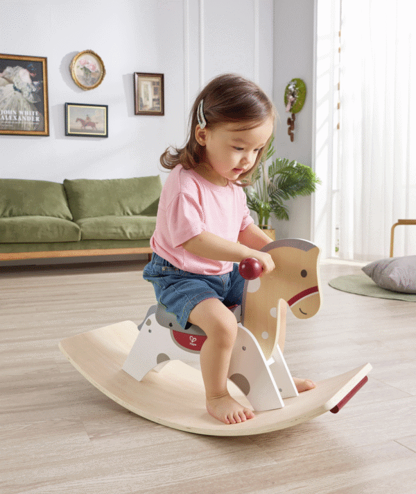 Hape Cheval à bascule 2 en 1