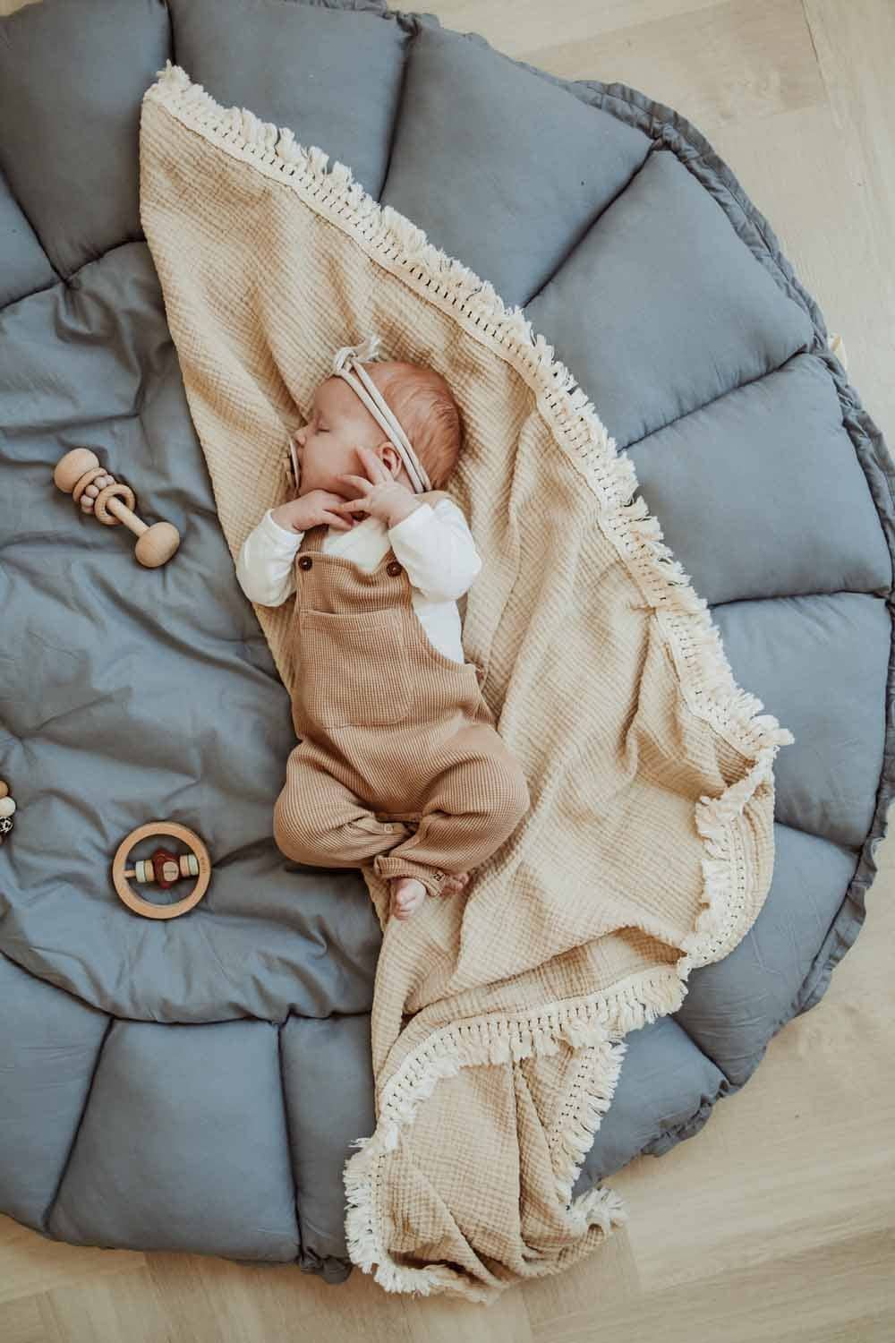 Play&go tapis d´éveil & Bloom organic - dusty blue – Image 10