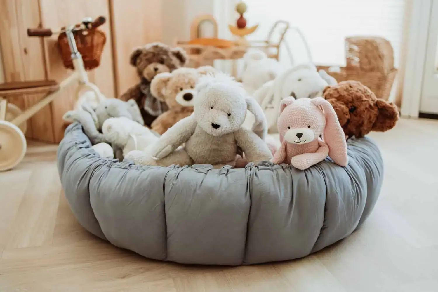 Play&go tapis d´éveil & Bloom organic - dusty blue – Image 5