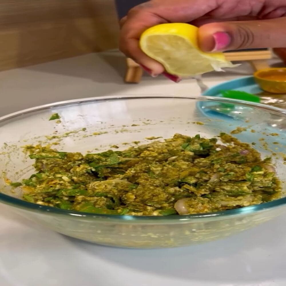 Moong fritters batter