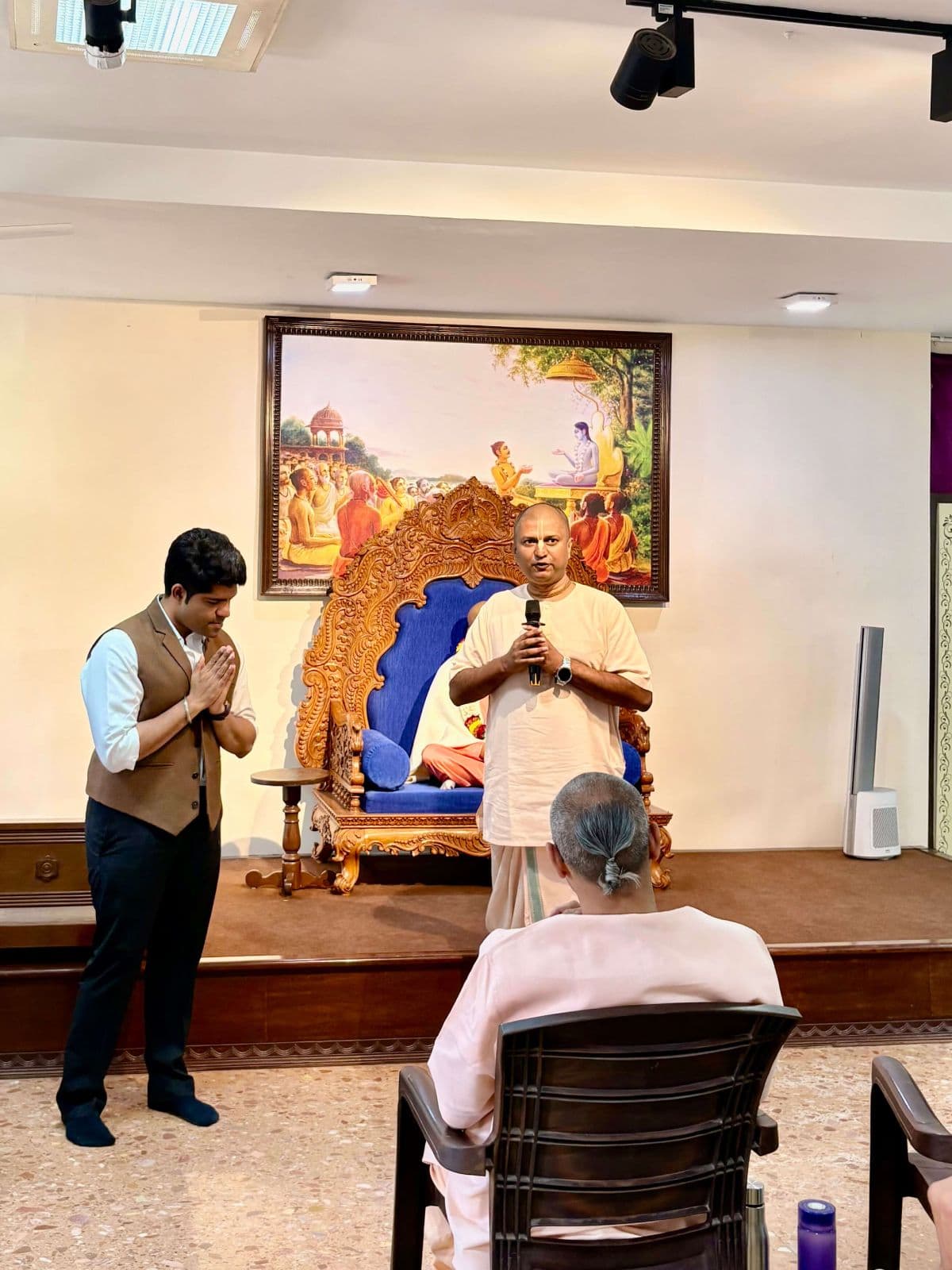 Wellness Seminar at ISCON Mandir