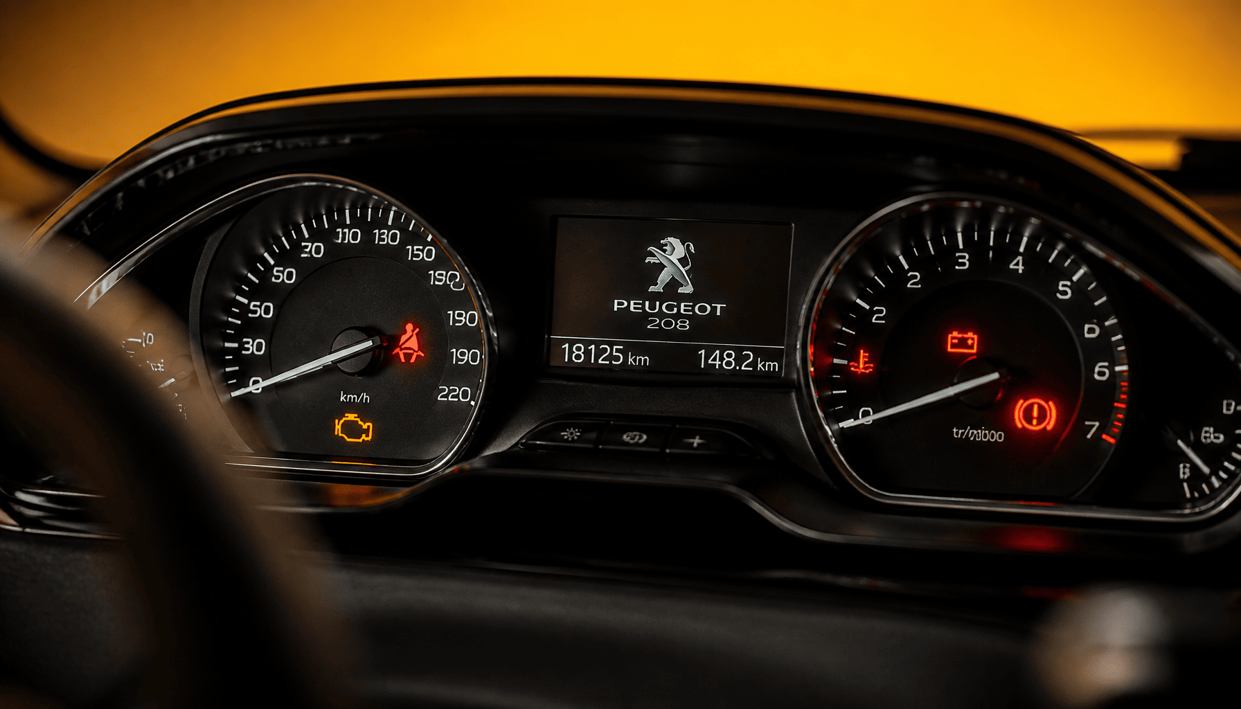 Voyants Peugeot 208 : signification complète, couleurs et bons réflexes