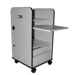 Medienwagen mit Rollladen