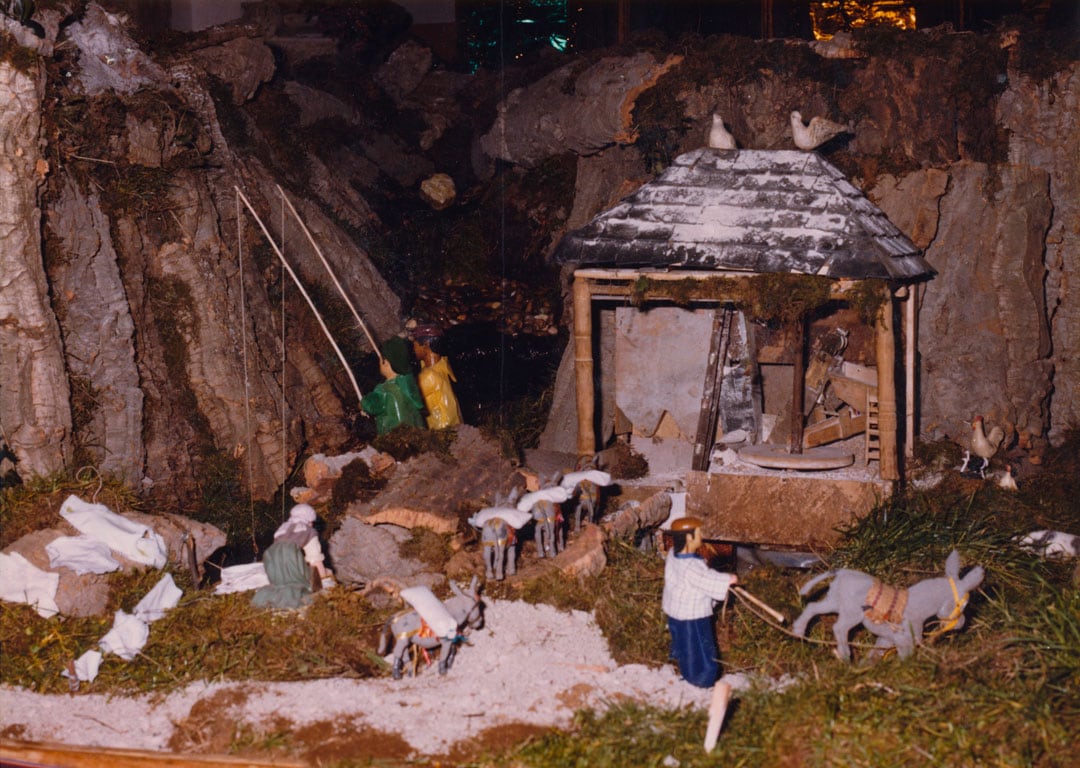 El burro con el molino y los pescadores