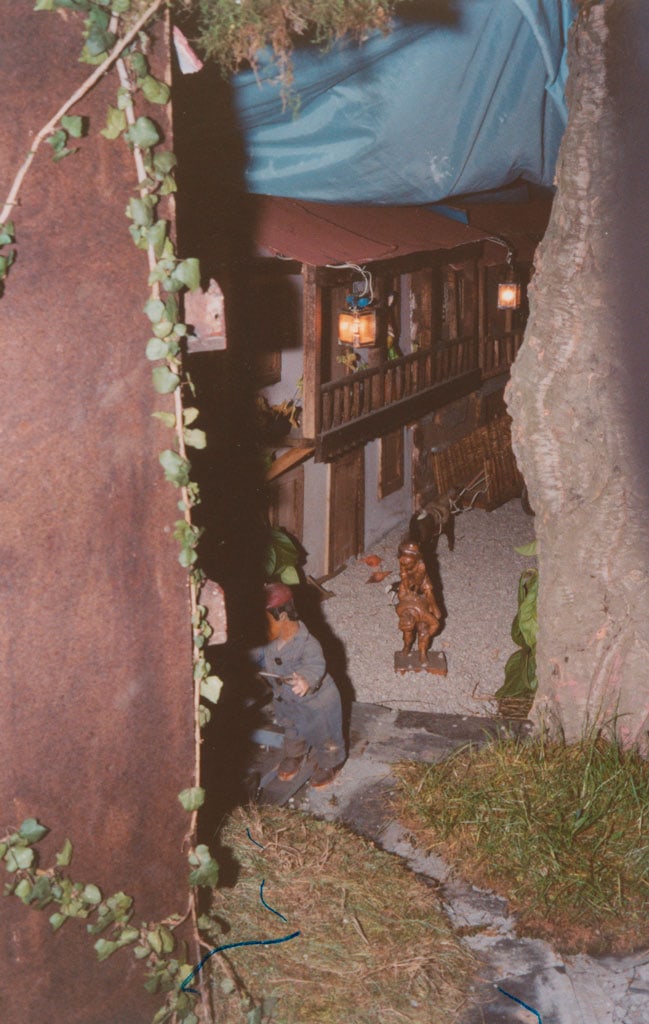 En una de las calles podemos ver al afilador.