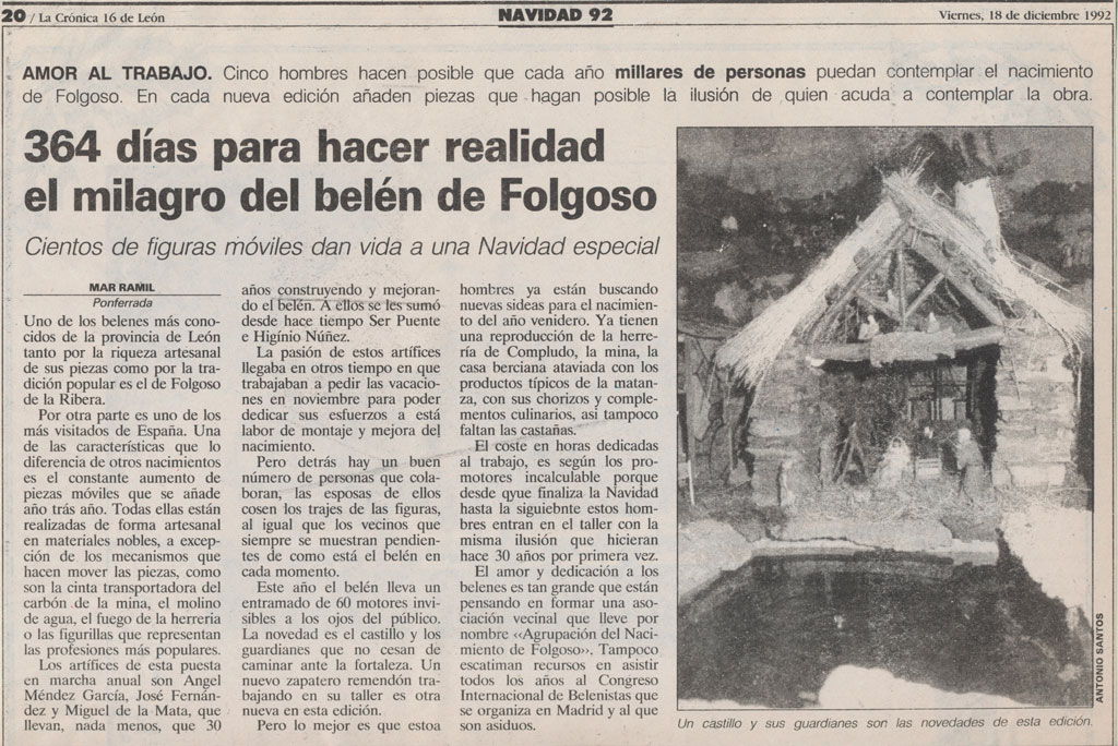 Artículo de prensa en La Crónica.