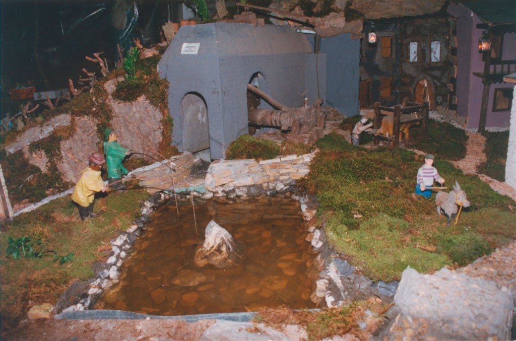 Un lago al lado de la herrería de Compludo.