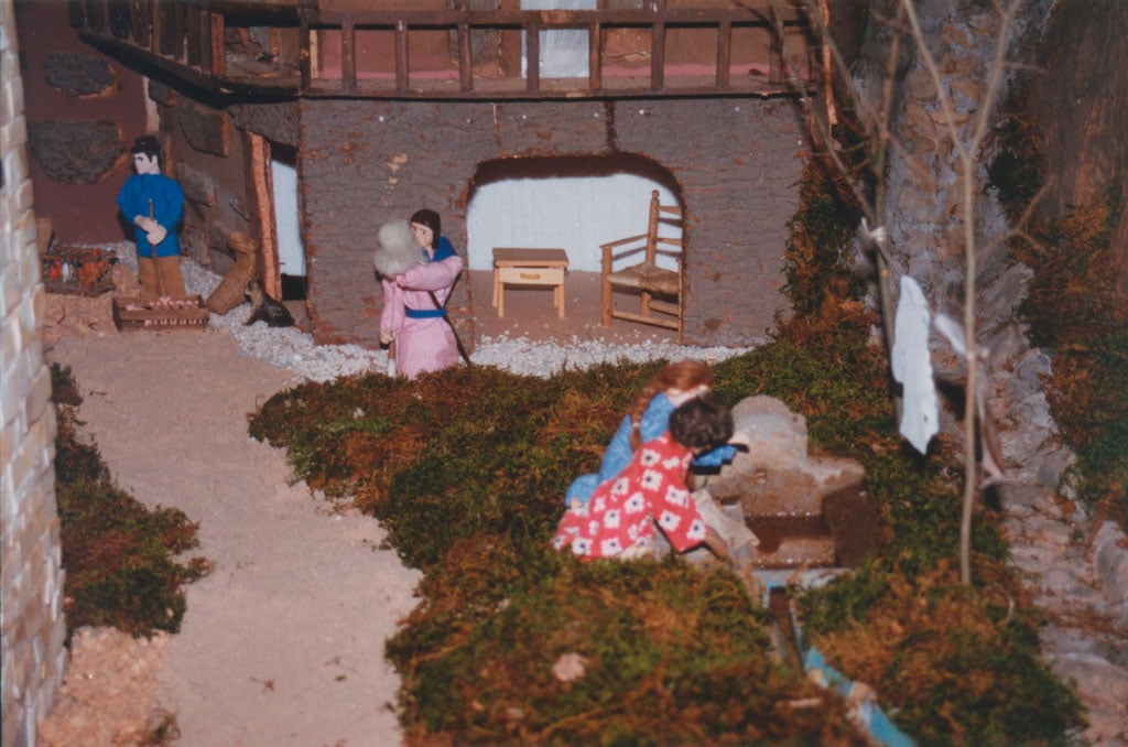 El viento sopla sobre la ropa tendida.