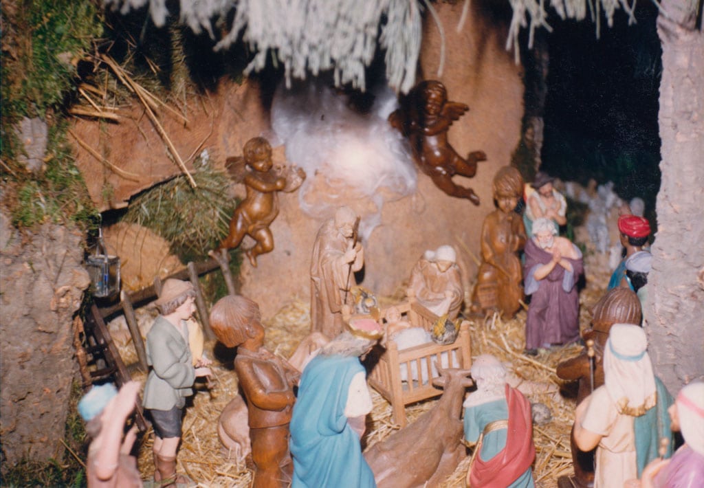 Los Reyes Magos adorando al Niño