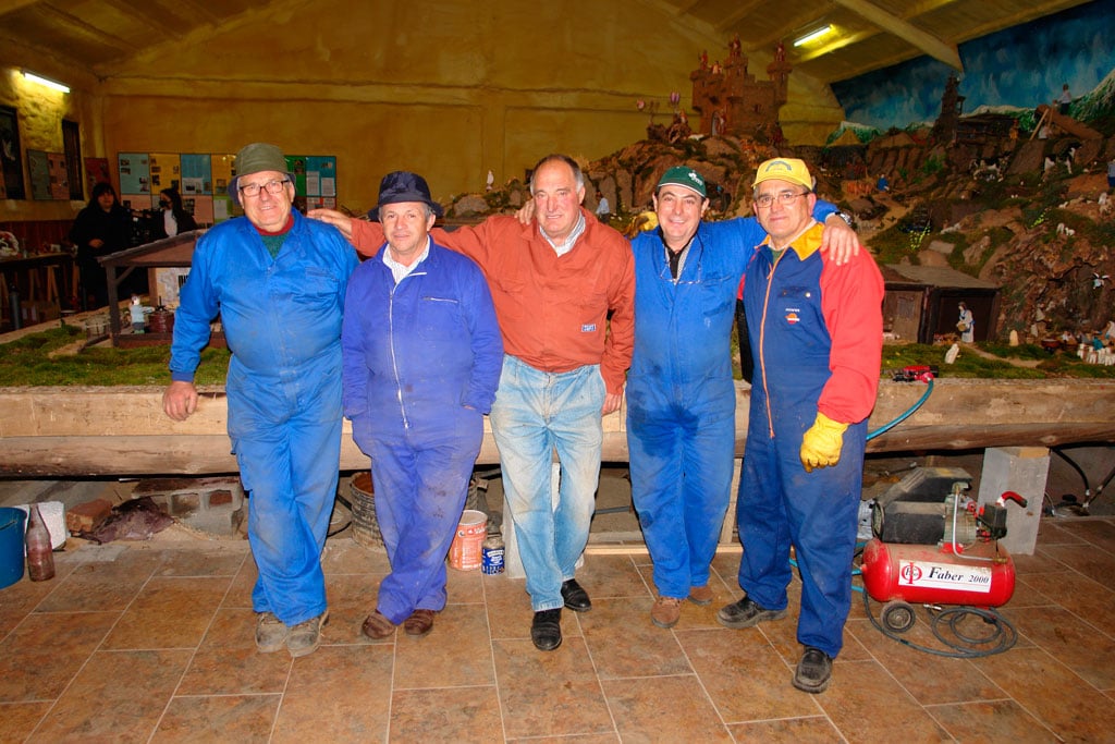 Gelo, Teodoro, Tomás, Benigno y Pepe.