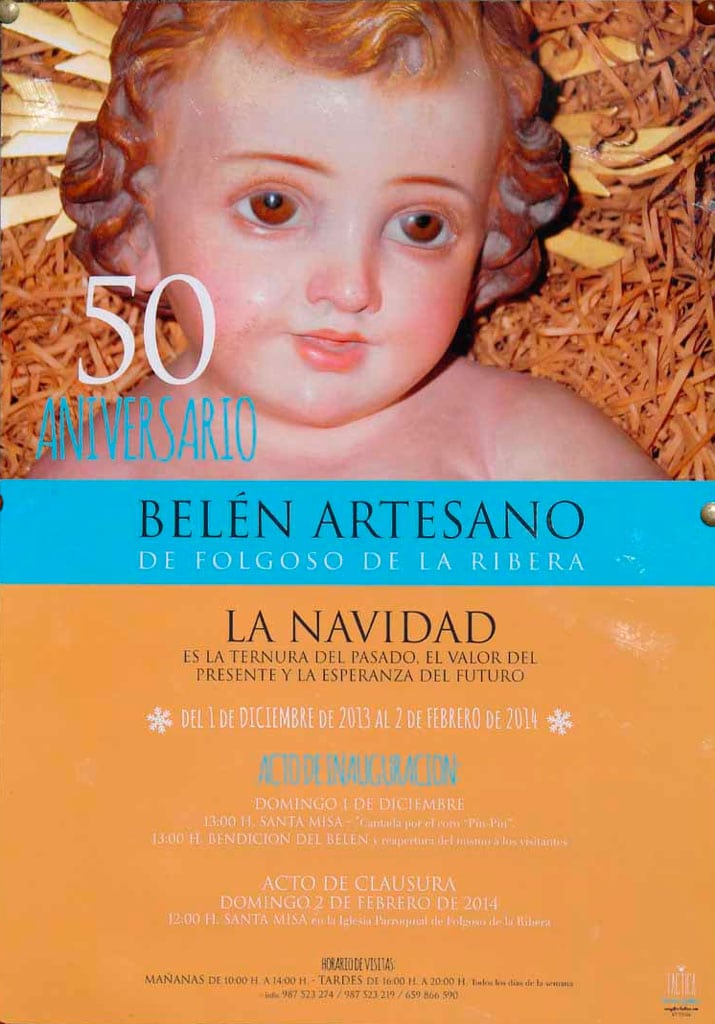Cartel en el 50 aniversario.