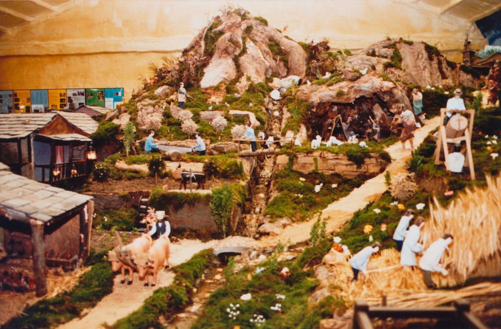 Río que baja de la montaña.