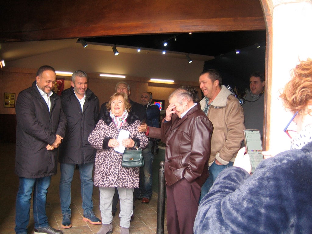 Yolanda en el discurso de la inauguración.
