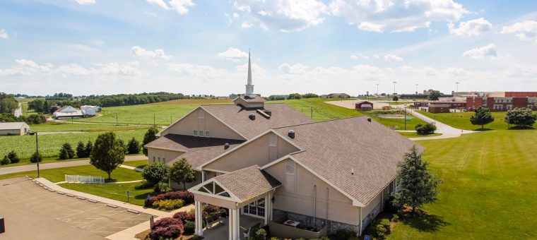 roofing on a church