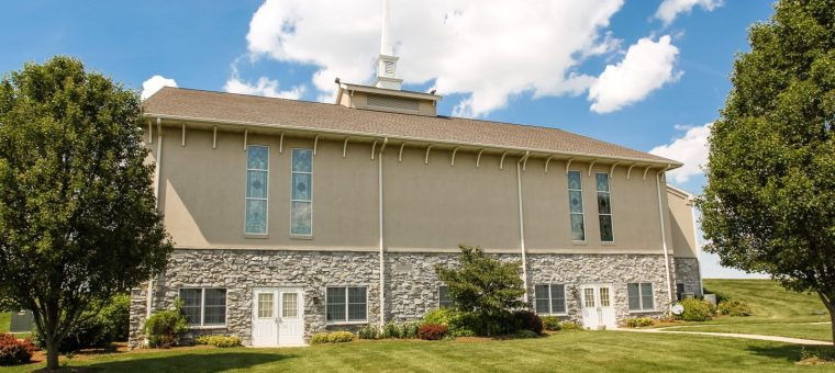 side of church building
