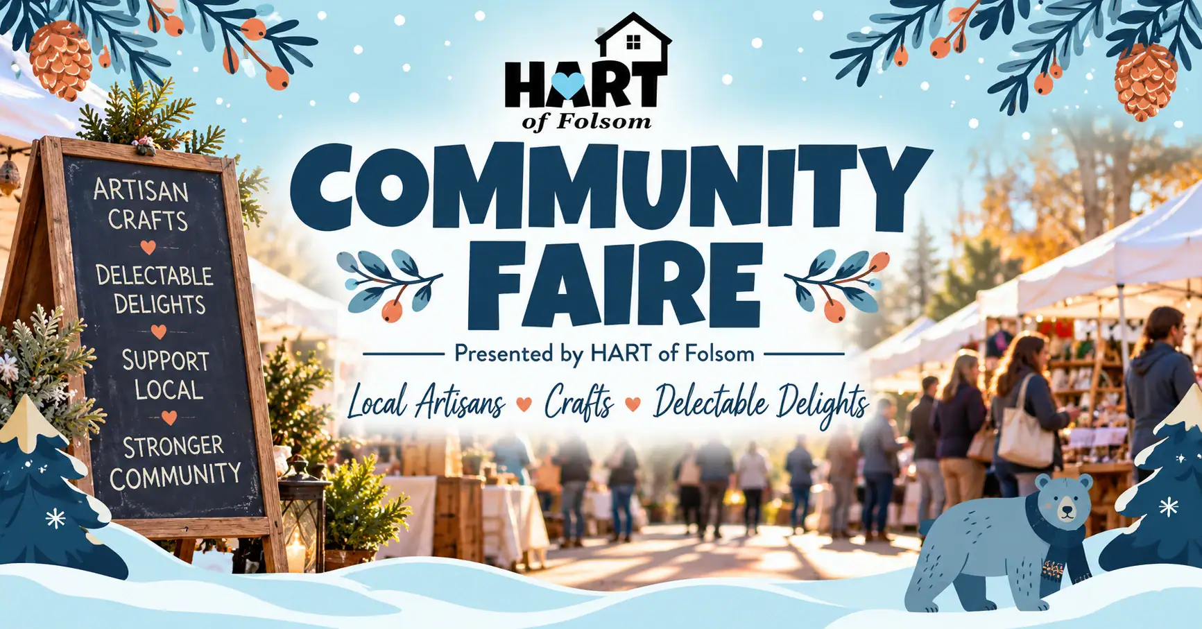 HART of Folsom Holiday Festival Poster